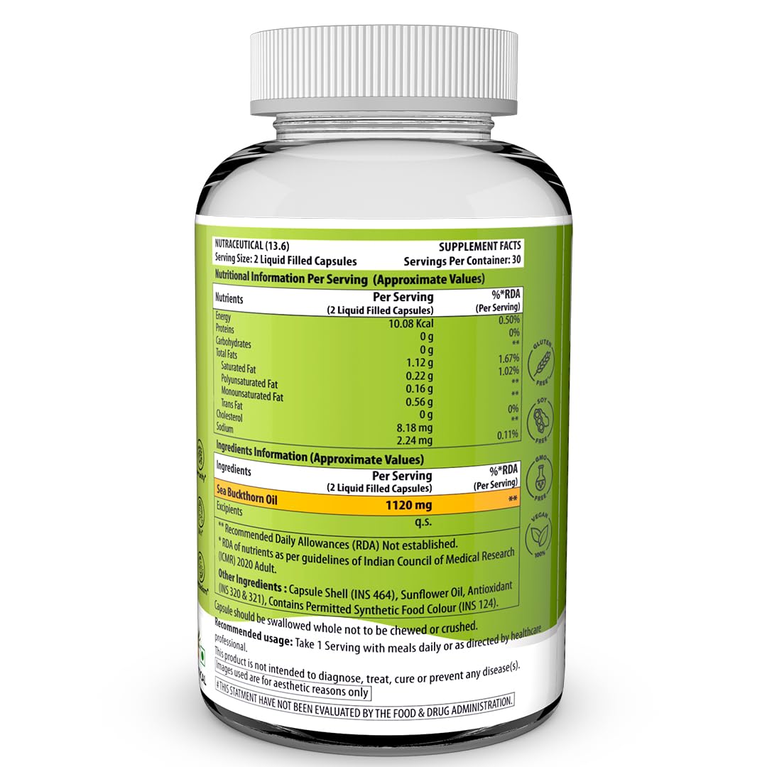 Supplement bottle with green label on a white background
