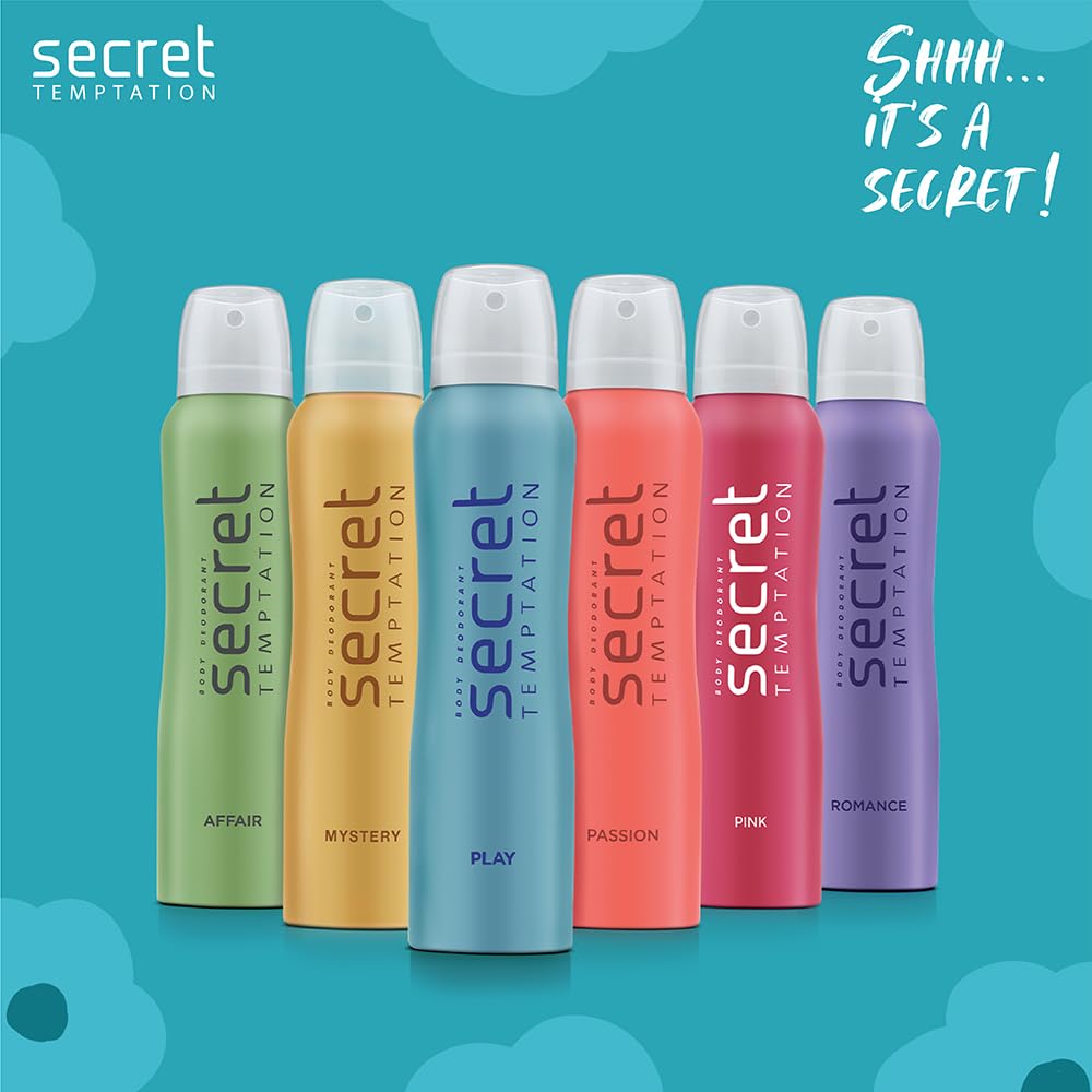 Secret Temptation Play Deodorant for Women, 150ml