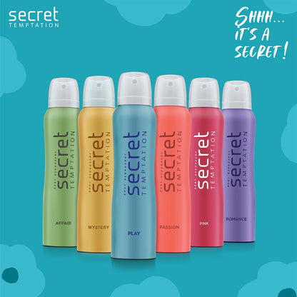 Secret Temptation Play Deodorant for Women, 150ml