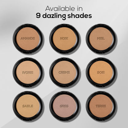 RENEE PRO HD 3 In 1 Compact,Concealer, Foundation - Gres, SPF 20, Matte Finish, High Coverage, Ultralight & Silky Smooth Finish, Enriched With Vitamin E, C & Aloe Vera - 9 Gm