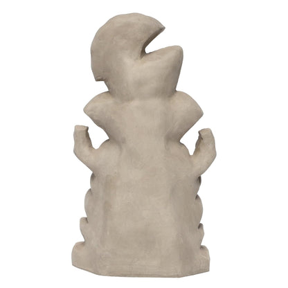KSI Eco Friendly Ganesha Idol 9.8 Inches | Water Soluble Ganpati Murti for Home Visarjan | Pagdi Ganesh Without Paint | Biodegradable Idol for Ganesh Chaturthi