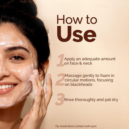 Mamaearth Rice Dewy Bright Foam Scrub with Rice Water & Niacinamide for Glass Skin Glow- 100 g 100 % Soap Free Foam Scrub | Enriched with Rice Water and Niacinamide | Gently Exfoliates to Give Glass Skin Glow | Made Safe Approved