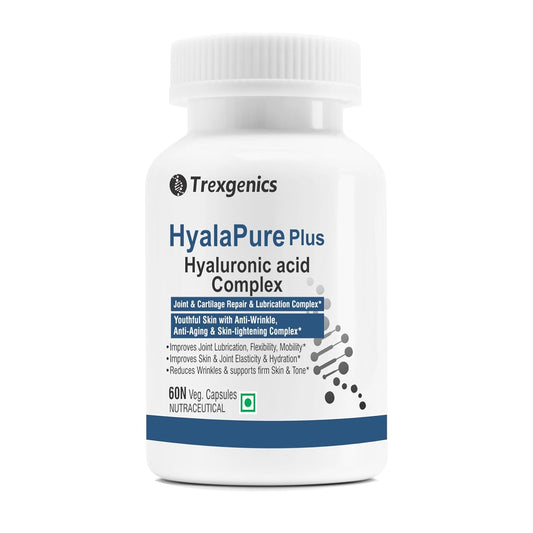 Trexgenics HyalaPure Plus bottle on a white background
