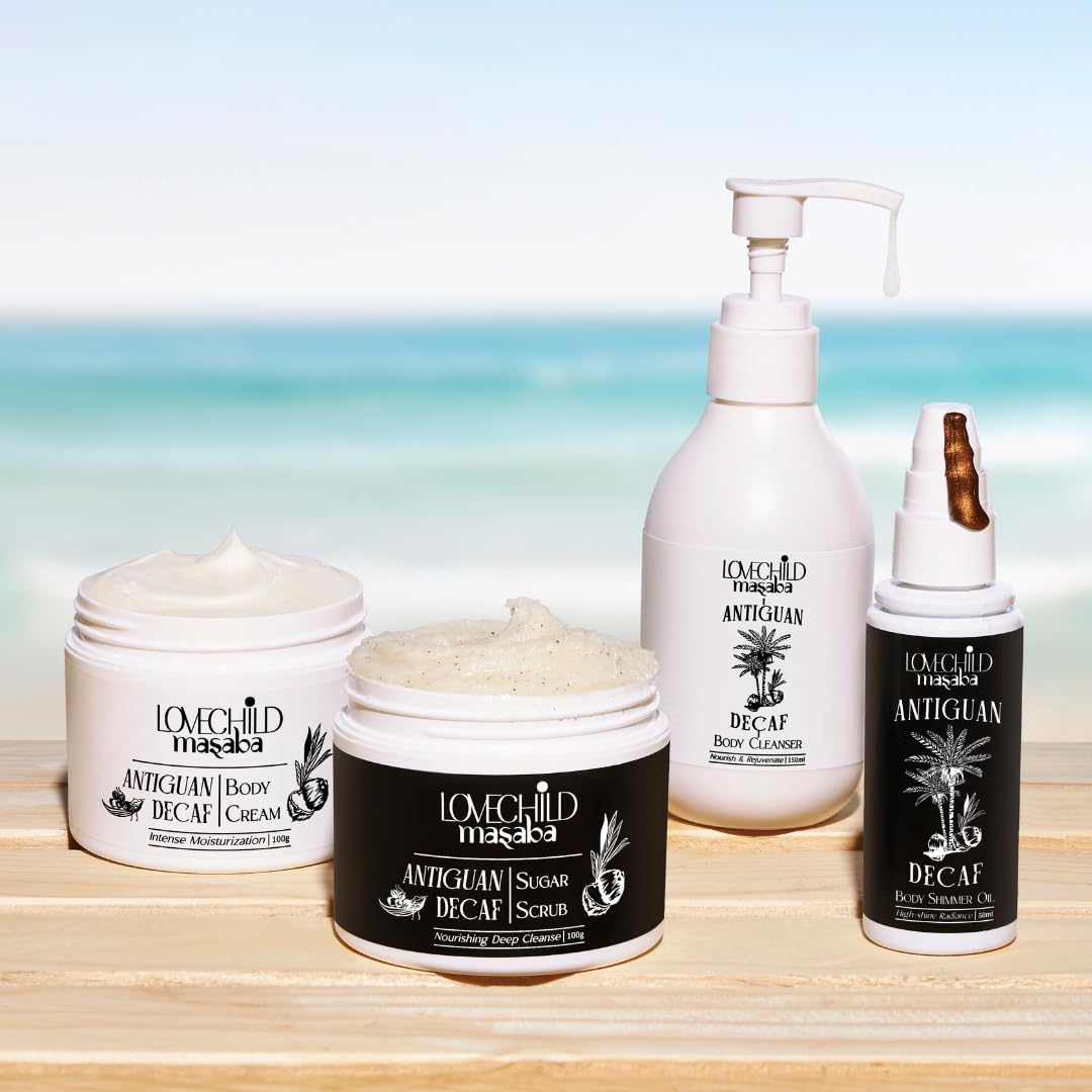 LoveChild Masaba Body Cream Antiguan Decaf, Buttery-Soft Moisturizer with Hemp Seed, Coffee & Baobab Oil, Smoothens & Deeply Nourishes Skin, Long-Lasting Fragrance, Moisturiser For Daily Use, 100g