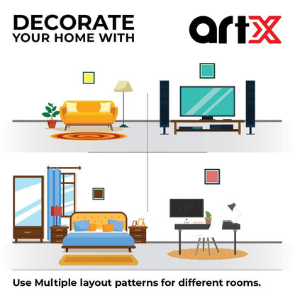 Madhubani Goddess Saraswati Devi Maa Traditional Wall Art Painting, Photo Frame Multicolor, Traditional, 13X13 in, Set of 1