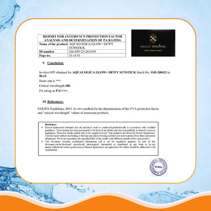Aqualogica Glow+ Dewy Sunstick With Papaya & Vitamin C - 20G, Spf 30, Spf 50, All