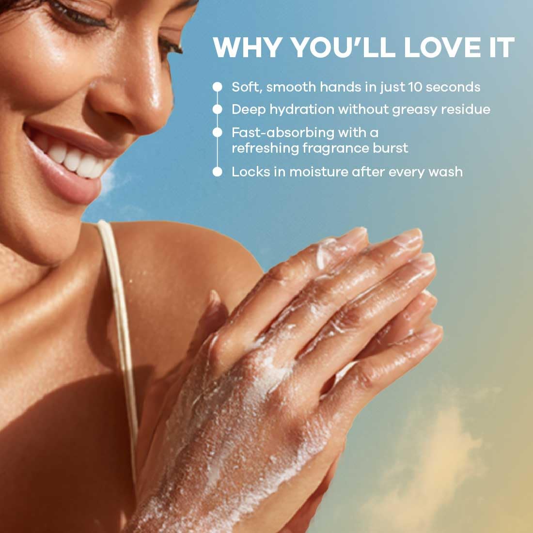 Earth Rhythm Softening Hand Cream, Locks Moisture with Ceramides, Fast Absorbing, No Silicones - Floral Garden