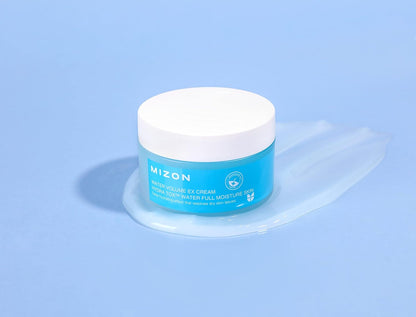 MIZON Water Volume EX Cream, Daily Hydrating Gel Moisturizer for All Skins, Lightweight, Soothing, Brightening, Facial Cream, Korean Skincare, Powerful Moisture Retention Effect, 230 ml