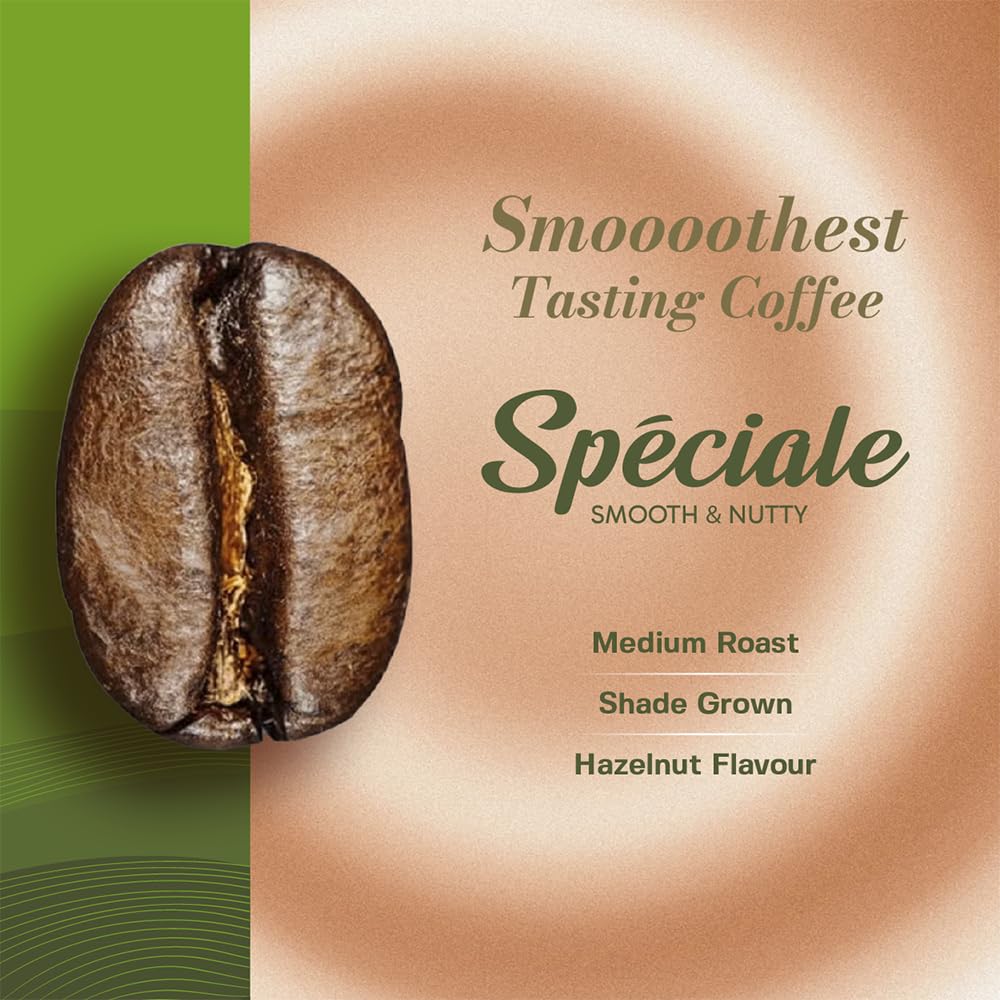 Continental Speciale | Hazelnut Flavoured Coffee | 50 gm Jar | Makes 25 Cups | Instant flavored coffee powder for both Hot & Cold Coffee | Medium Roast