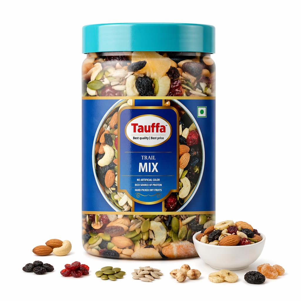Tauffa Trail Mix | 9 Superfoods | Nuts, Berries & Seeds Mix
