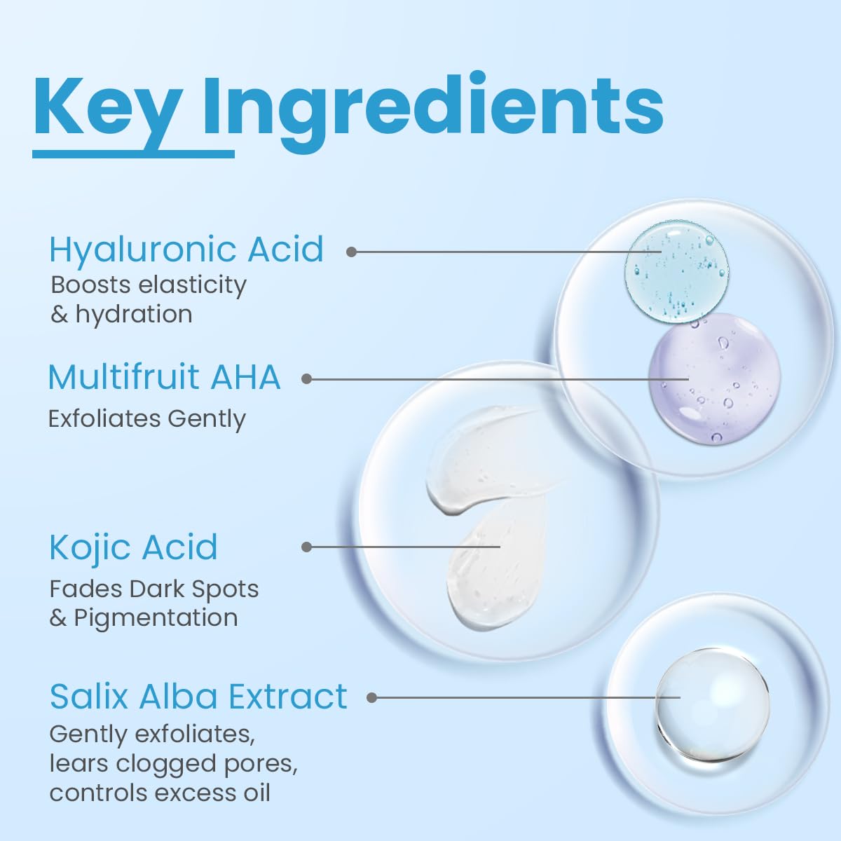 FCL Brightening Face Mask | Kojic Acid Face Mask With Hyaluronic Acid For Glowing Skin | With PHA, BHA & AHA | Exfoliates Dead Skin & Shrinks Open Pores - 15g