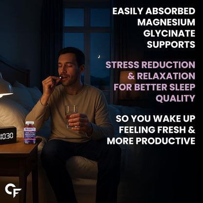 Carbamide Forte Chelated Magnesium Citrate Oxide Supplement | Triple Magnesium Supplement Supports Bones Muscles & Nerves 1382.91mg Per Serving - 60 Veg Tablets