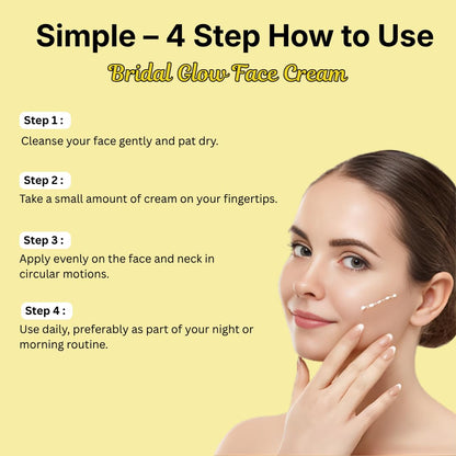 Smartdrops Bridal Glow Blend Night Cream | Bridal Night Cream | Triple Whitening Night Cream | Night cream original | Skin Whitening creaM | Day and Night Beauty cream | Suitable For All Skin Types | 50 ml