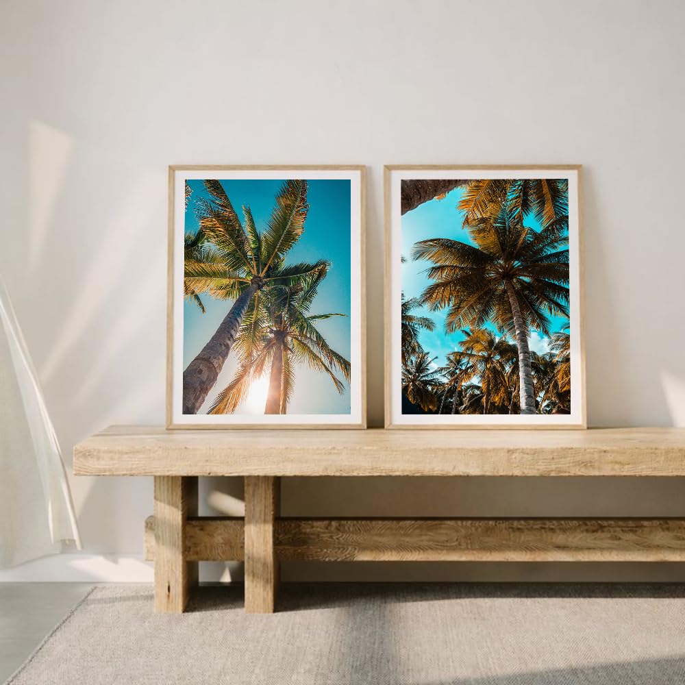 Set of 2 wall art paintings for living room & wall painting for bedroom wall decor - (10x13 Inch framed poster, Paintings for home decor)
