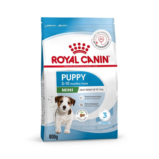 Royal Canin Mini Puppy Food, Dry Food, Supports Complex Natural Defence & digestive health, Supports Immune System, 800 Grams