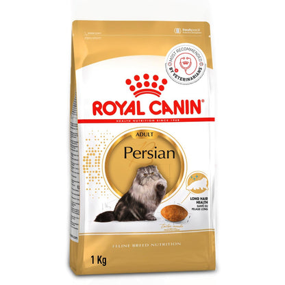 Royal Canin Persian Adult Cat Food, Dry Food, Supports Long Hair Health, Digestive Health, and Hairball Formation, 1 Kg