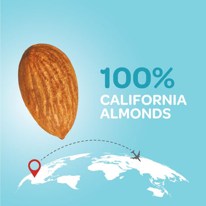 Bazana Premium Californian Almonds/Badam, 200g | Rich in Protein, Fiber & Vitamin E | Healthy Nuts & Dry Fruits Snack for Daily Nutrition