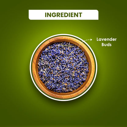 BLUE TEA - Lavender Flower Tea - 30 g - 30+ Cups | Relaxation & Stress Relief | Calming Tea | Caffeine Free - Herbal Tea - Flower Based - Natural - Non-Bitter | Reusable Pet Jar
