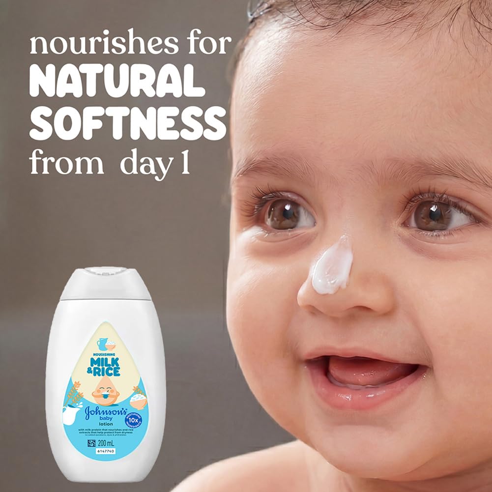 Johnson's Baby Milk and Rice Baby Lotion 200ml