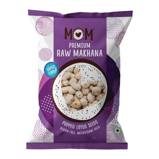MOM - Meal of the Moment, Roasted Premium Raw Makhana, 100g | Gluten Free | Anti Oxidants | MSG Free | Zero Trans Fat | No added Preservatives and No artificial Flavours