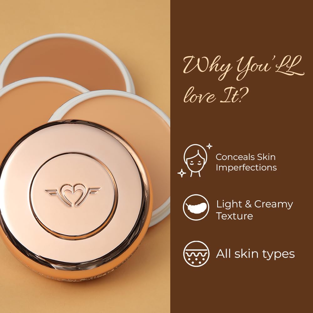 Daily Life Forever52 High Coverage Tender Cream (Ganache-07,18g) Radiant Foundation Concealer | Highlighter | Contour | Perfect For Longlasting Face Makeup