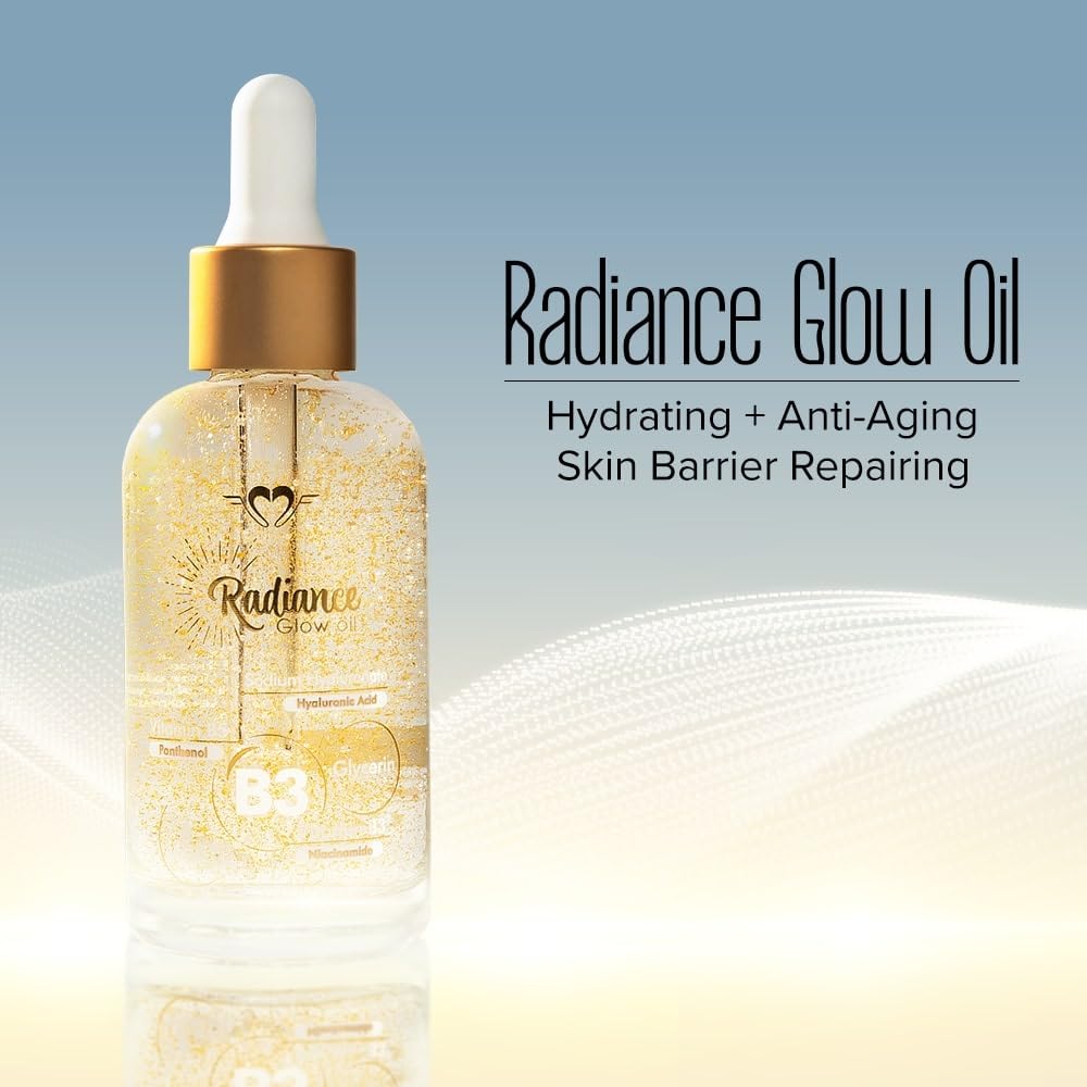 Daily Life Forever52 Radiance Glow Oil – Advanced Repair Serum Infused With Niacinamide, Hyaluronic Acid & Vitamin B5 To Deeply Hydrate, Nourish & Enhance Radiance (45ml)