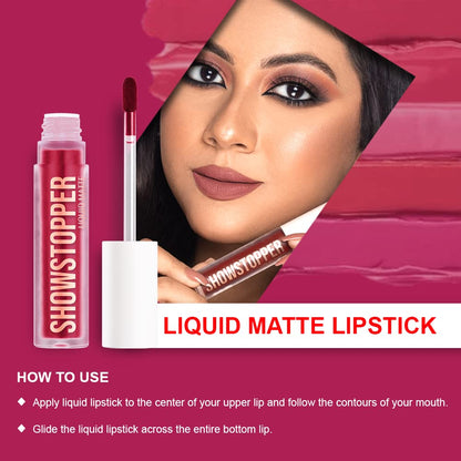 Daily Life Forever52 Showstopper Liquid Lipstick - Long-lasting up to 24 Hours Stay |Matte Finish |Vegan & Cruelty Free -Forbidden - 014