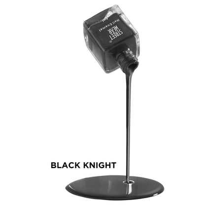 Street Wear Nail Enamel, Black Knight, 8ml