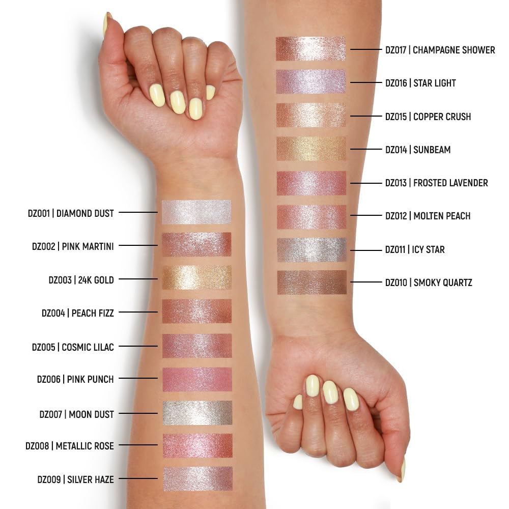 Daily Life Forever52 Dazzle Dot Pressed Glitter | Long-Lasting 12-Hour Wear | Ultra-Glam, High-Shine, Water-Resistant | Subtle to Bold Sparkle for Eyes & Face (Diamond Dust-01, 1.68g)