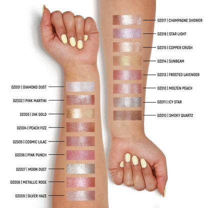 Daily Life Forever52 Dazzle Dot Pressed Glitter | Long-Lasting 12-Hour Wear | Ultra-Glam, High-Shine, Water-Resistant | Subtle to Bold Sparkle for Eyes & Face (Diamond Dust-01, 1.68g)
