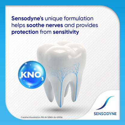 Sensodyne Toothpaste Whitening | White Teeth and Daily Sensitivity Protection Tooth Paste Pack of 1 - 70gm | Dentist Recommended | Fresh Breath, Fight Tooth Decay, Healthy Gums