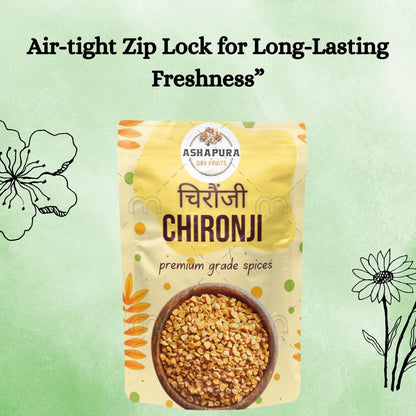 Ashapura Chironji From Soil to Soul - Charoli Seeds - 200g I Raw Charoli I Enjoy the taste of Pure Products I Chemical & Pesticide Free I Best Organic SUPERFOODS I Best Organic Chironji Seeds