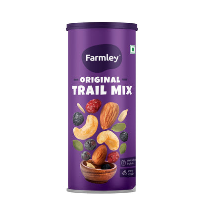 Farmley Trail Mix | 7 Superfood in 1 Mixes | Dry Fruits Contains Almonds, Cashews, Blueberries, Blackcurrant, Pumpkin & Sunflower Seeds 325g (Pack of 1)