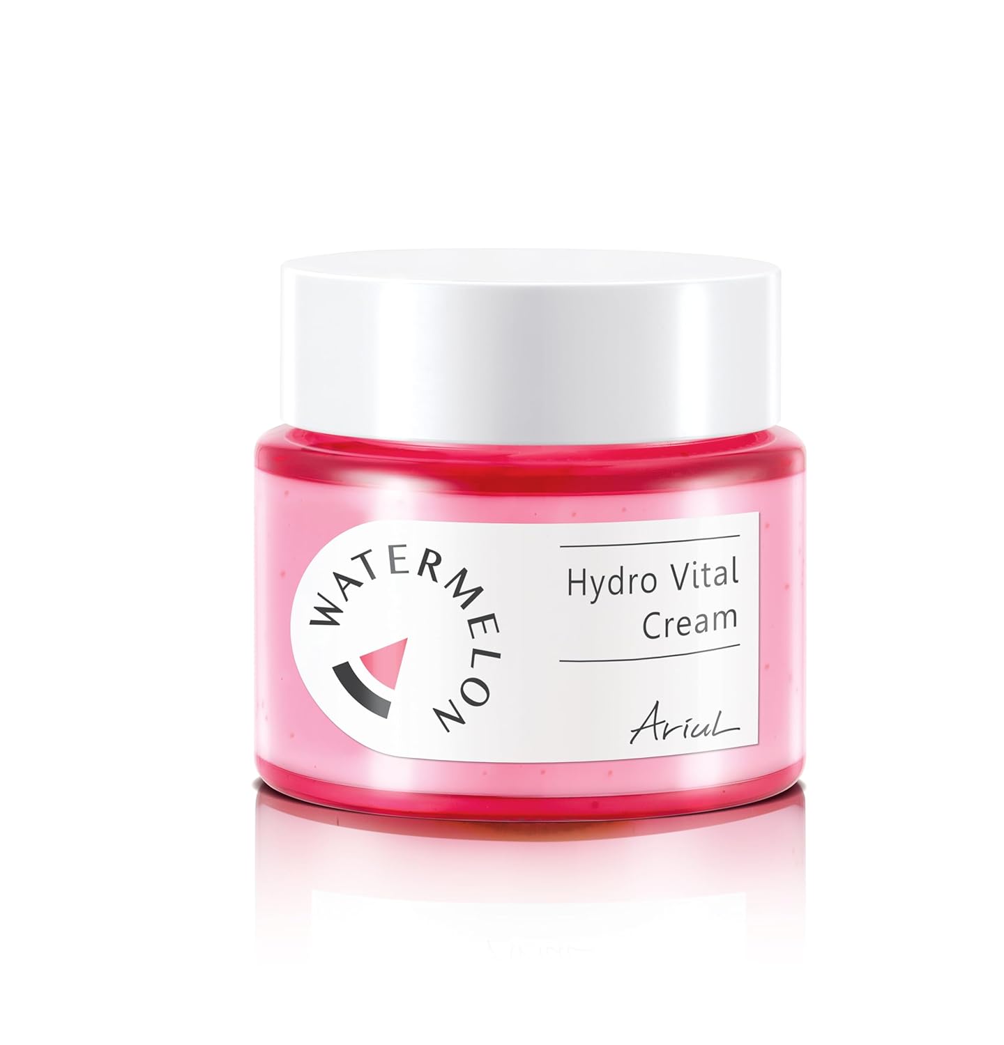 Ariul Watermelon Hydro Vital Cream (55ml) Korean Hydrating Gel Moisturizer with Watermelon Extract, Hyaluronic Acid & Niacinamide, Cooling Lightweight Face Gel Cream for Dry Dull Skin, Natural Glow Boosting Daily Moisturizer