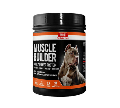 Bio PetActive Muscle Builder Bulky Power Protein Dog Supplementary Food Helps in Muscle Building (Size-120gram)