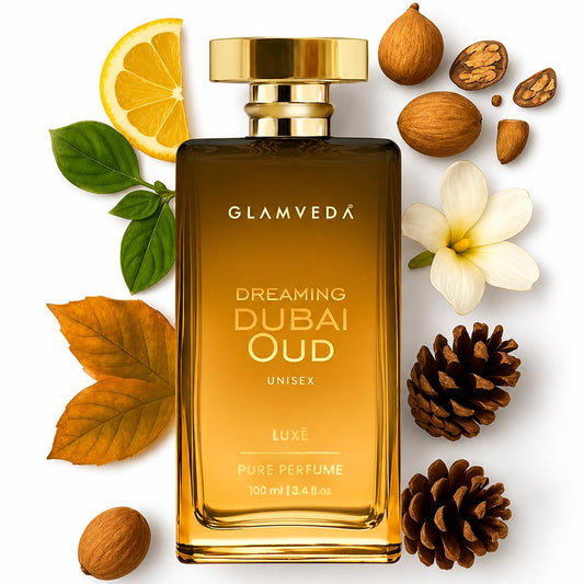Glamveda Luxury Dreaming Dubai Oud Perfume for Men & Women | Long-Lasting Pure Unisex Fragrance with Lavender, Pink Pepper, Caramel & Guaiacwood Notes | Floral & Woody Perfume | 100ml