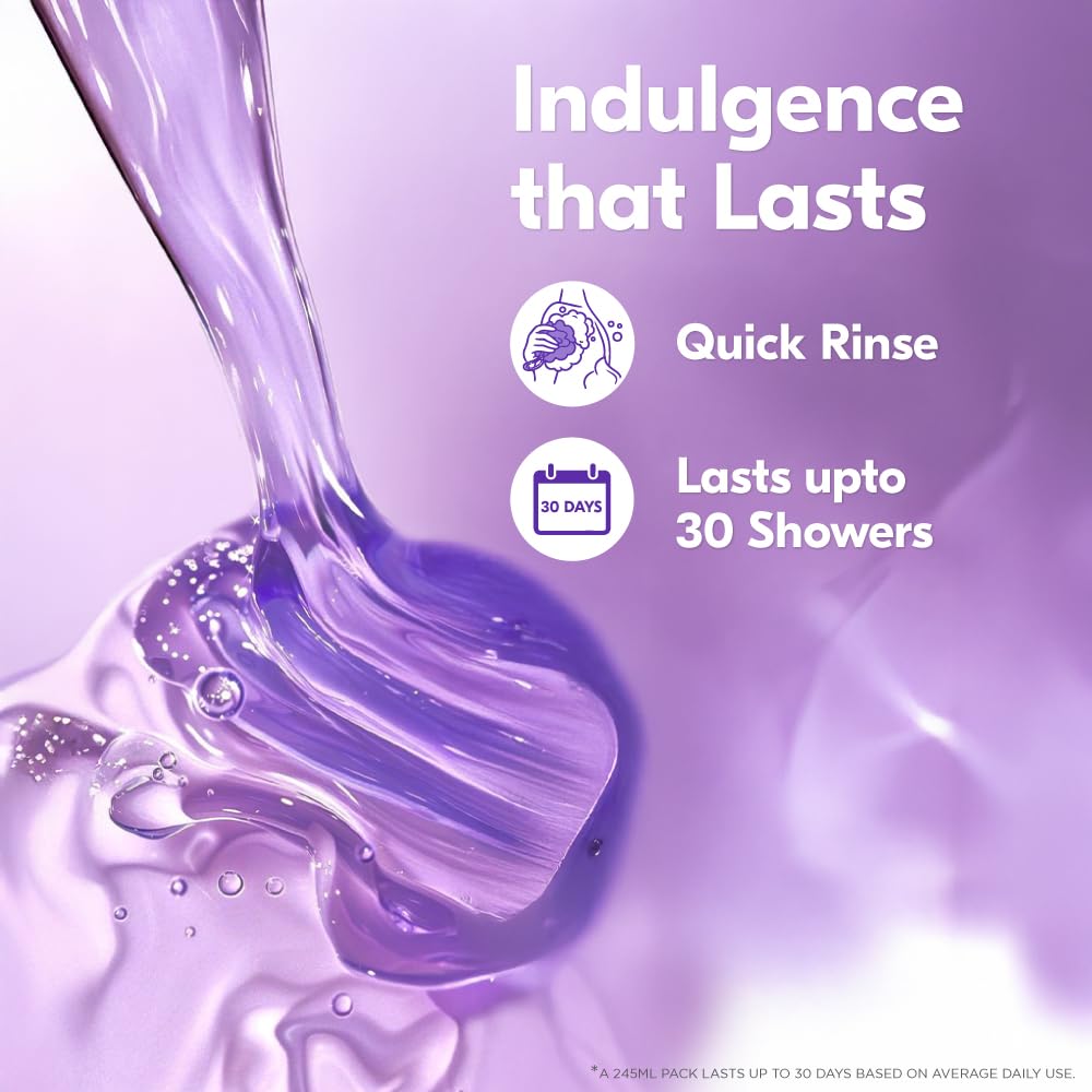 LUX Orchid Obsession Bodywash, 245ml, for Radiant & Bouncy Skin feel, with Niacinamide & Exotic Orchid fragrance, Upto 12Hr Long-Lasting Fragrance