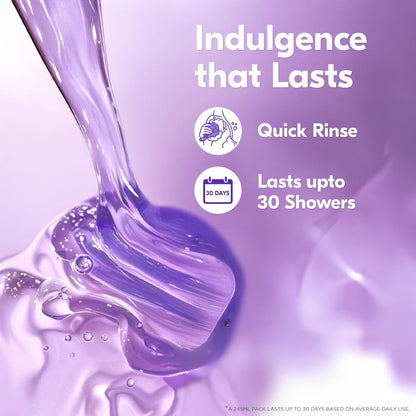 LUX Orchid Obsession Bodywash, 245ml, for Radiant & Bouncy Skin feel, with Niacinamide & Exotic Orchid fragrance, Upto 12Hr Long-Lasting Fragrance