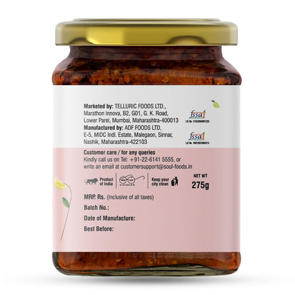 ADF Soul Mixed Pickle | Spicy, tangy & textured | A flavour-packed mix of veggies in 100% Olive Oil. | 275 g