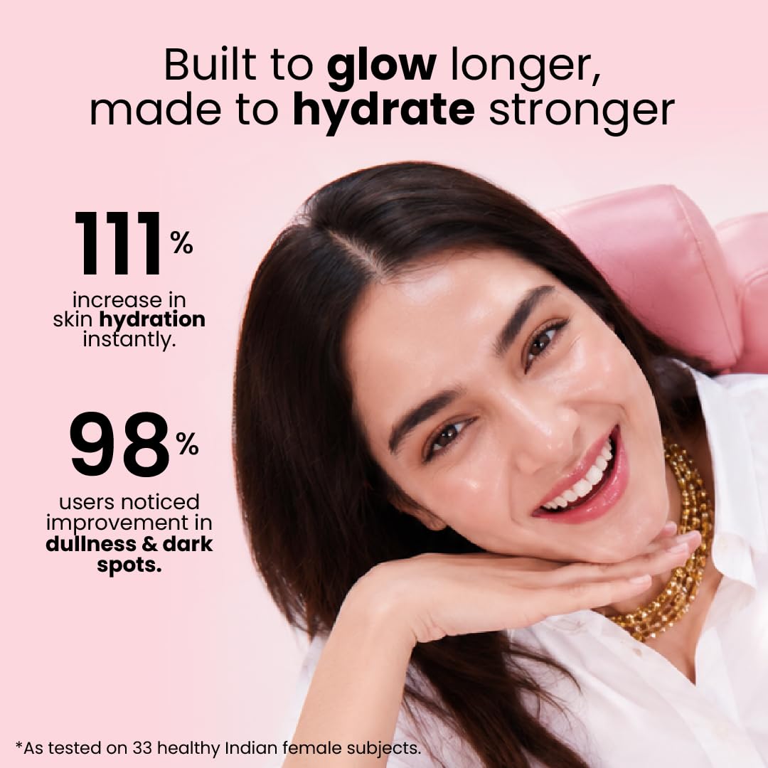Foxtale Lightweight Brightening Face Moisturiser with Vitamin C & Niacinamide |Brightens & Evens Skin Tone, Fades Dark Spots & Deeply Hydrates | For Normal to Dry Skin | For Men & Women | 50 g