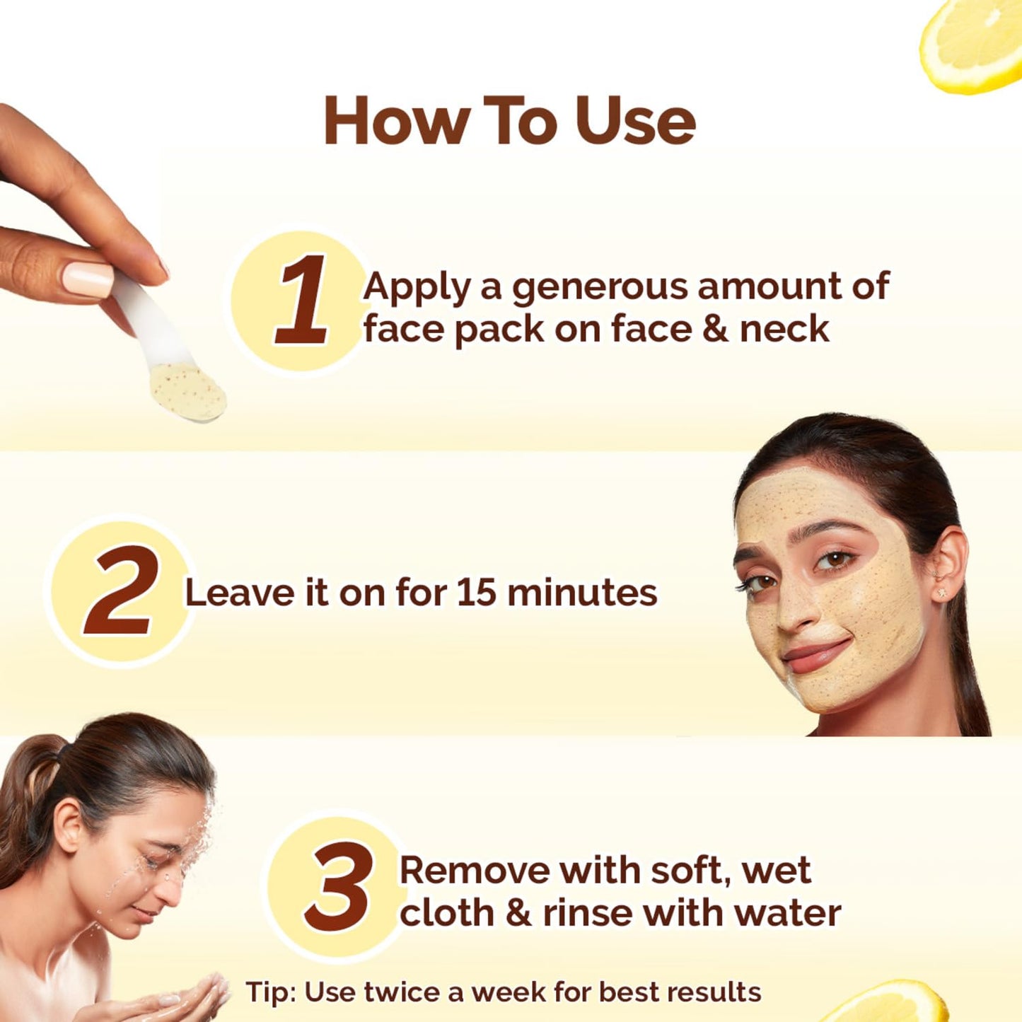 Mamaearth Vitamin C Daily Glow Face Pack with Vitamin C & Turmeric for Illuminating Skin - 100 g | Brightens Skin & Gives Natural Glow | Free From Harmful Chemicals