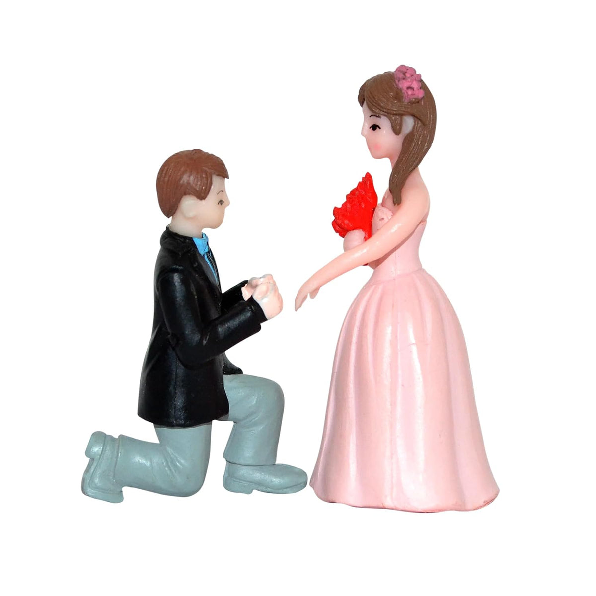 Valentine Gift for Girlfriend Boyfriend, Husband Wife, Valentine Love Couple Romantic Miniature Statue Showpiece, Birthday Gift Propose Day Gift for Woman