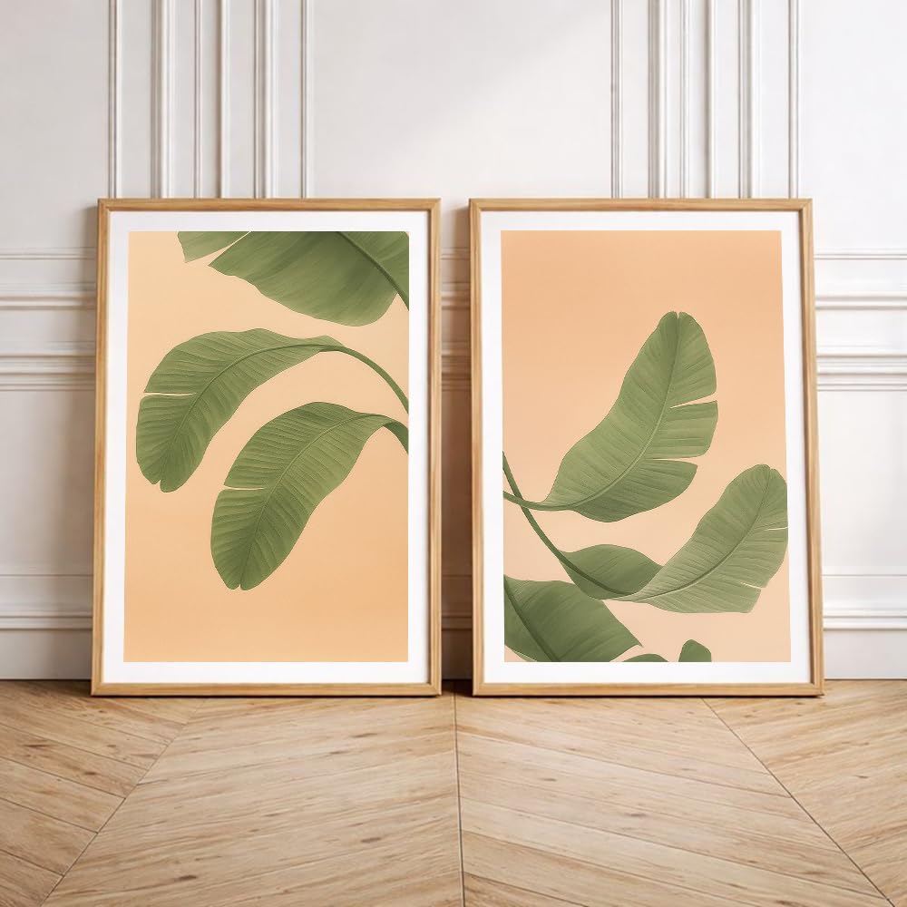 Set of 2 wall art paintings for living room & wall painting for bedroom wall decor - (10x13 Inch framed poster, Paintings for home decor)