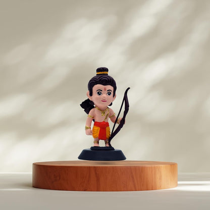 Shri Ram Figurine Showpiece for Car Dashboard, Home Office | Ram Murti Statue for Hindu Temple, Spiritual Decor | Gift for Devotees