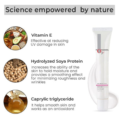 O3+ Eye Circle Cream - Brightening & Whitening for Dark Circles, Finelines and Puffy Bags, 15g