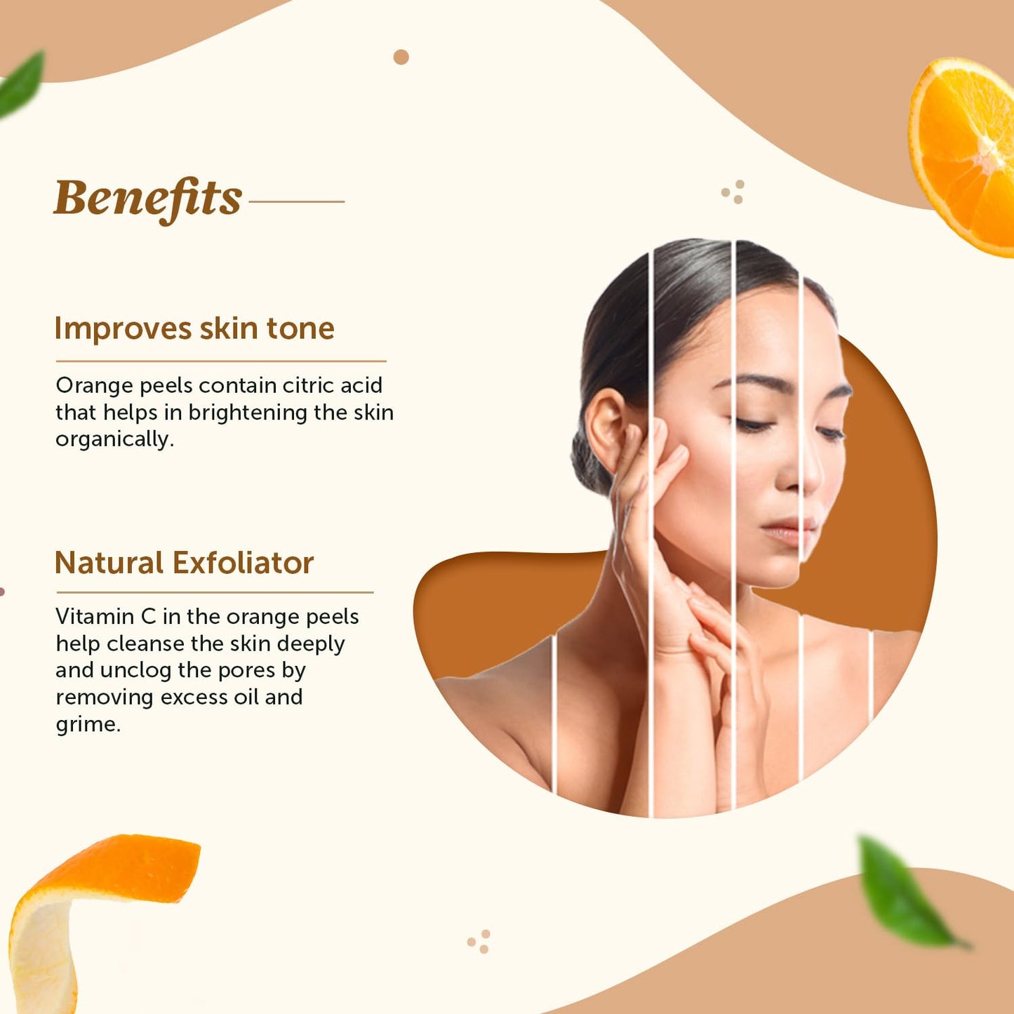 Neuherbs Orange Peel Powder 100g For Men & Women | Natural Exfoliator To Improve Skin Tone | Cruelty & Paraben Free | With No Artificial Colour & Additives