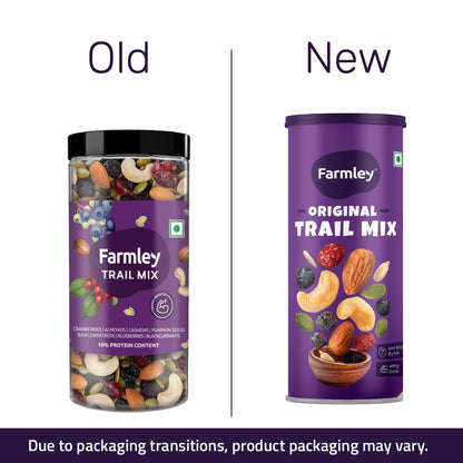 Farmley Trail Mix | 7 Superfood in 1 Mixes | Dry Fruits Contains Almonds, Cashews, Blueberries, Blackcurrant, Pumpkin & Sunflower Seeds 325g (Pack of 1)