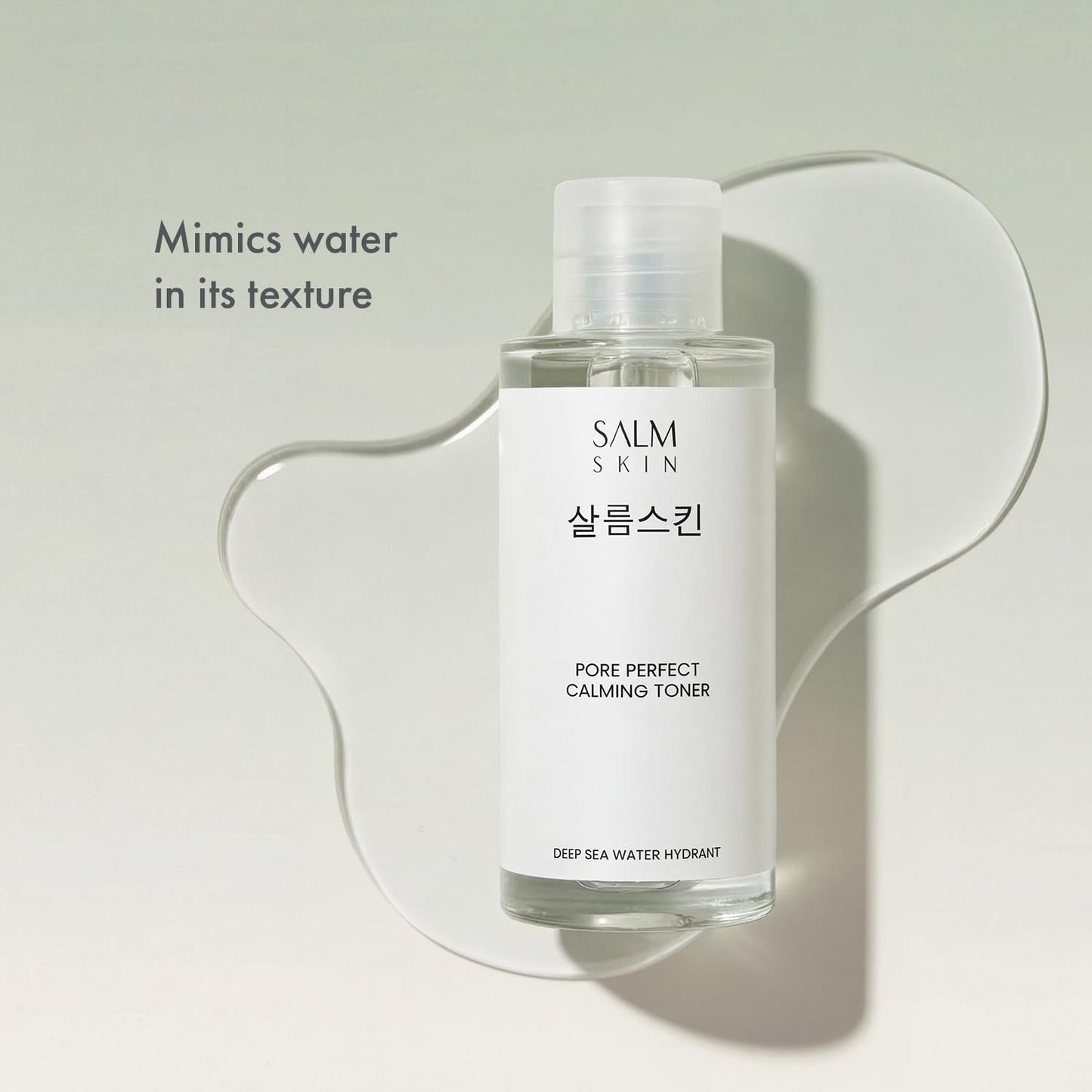 Salm Skin Pore Perfect Calming Toner (100ml) | Korean Toner for Hydration & Tightening Open Pores | Moisturises Skin & Restores Skin's Natural Balance