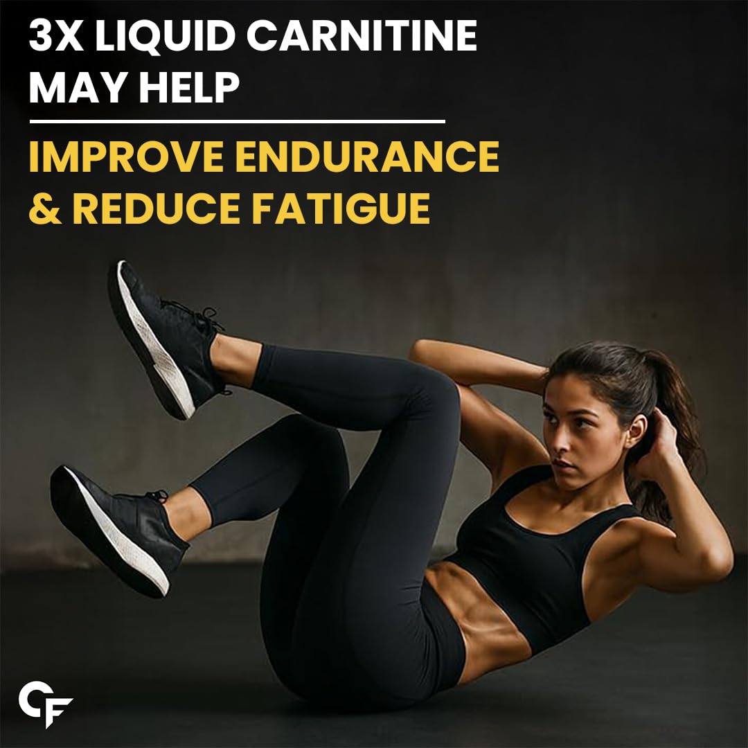 Carbamide Forte L Carnitine Liquid 3300mg | L-Carnitine Liquid With Vitamins | L'Carnitine Supplement For Pre & Post Workout To Suppoer Energy, Recovery & Metobolism | Mango Flavor - 450ml