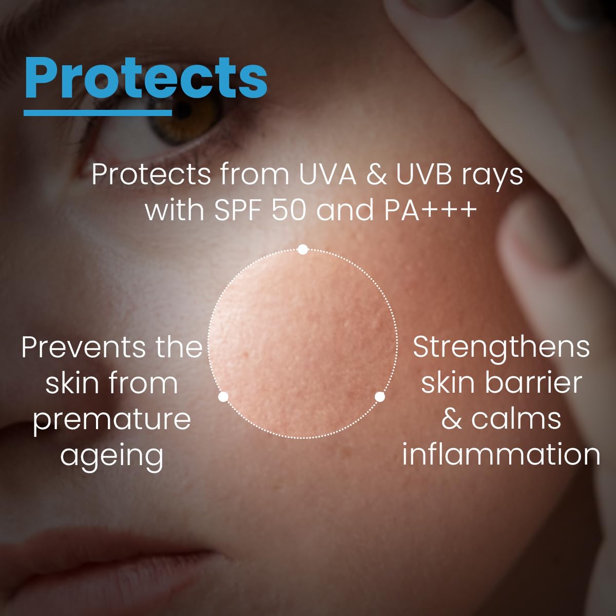 FCL Chemfree Physical Mineral Sunscreen SPF 50 | Sunscreen For Body & Face | Moisturizer For Acne Prone Skin | Sun Screen Protector SPF 50 | Mineral Sunscreen - 50ml